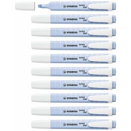 Marqueur fluorescent Stabilo Swing Cool Bleu 10 Pièces