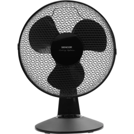 Sencor SFE 3011BK Ventilateur de bureau 30 cm noir - 3 vitesses, oscillation 90°, angle réglable, grille métal, 35W - 220-240V Precio: 46.044. SKU: B1G6MTCCJ5