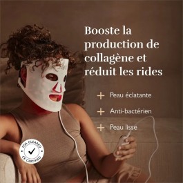Silk'n Lumino - Masque LED de Luminothérapie 100 LEDs - Programmes automatiques - Séances anti-âge et anti-imperfections