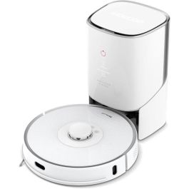 Sencor SRV 9385WH Aspirateur Robot Laveur avec Navigation LiDAR, 4000 Pa, 200 min d'Autonomie, Vidange Automatique et UV-C - Blanc