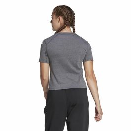 T-shirt à manches courtes femme Adidas 3-Stripes Essentials Gris clair 6