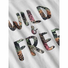 T shirt à manches courtes Enfant Name It Nkfvanaya Ss Noos Blanc