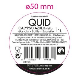 Botella Mesa Vidrio con Tapón Calypso Quid 1 L (12 Unidades)