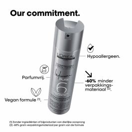 L'Oréal Professionnel Paris Infinium Pure Laque/Spray Fixant Unisexe 300 ml Tenue Optimale Sans Rigidité