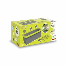 Smoby Jardinière Eden 20L avec Pelle, Râteau, Plante et 4 Panneaux