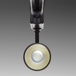 Projecteur LED pour rail 20W 2000Lm CRI85 6000K Blanc Mat Monophasé 40 000H [PL-218050-CW-W]