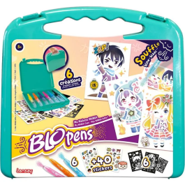 Lansay Blopens - Mallette créative Manga avec pochoirs réutilisables et bouchons lavables - Loisir artistique à partir de 5 ans Precio: 30.66. SKU: B1D4THBZQC