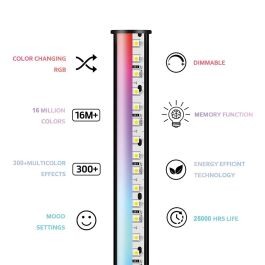 Lampadaire KSIX 12 W 220-240 V 140 cm