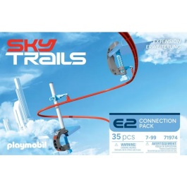 Playmobil Sky Trails Set d'extension de circuit aérien 35 pièces à partir de 7 ans AABTL40734