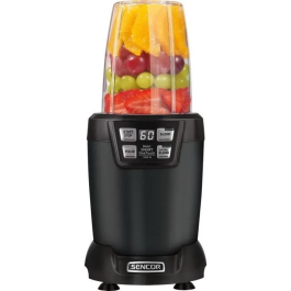 Sencor Blender SNB 6600BK - Extracteur de Nutriments et Smoothie, Technologie Nutri, 1200W, Gobelets sans BPA, Lames Inox, Programmes Prédefinis, Noir