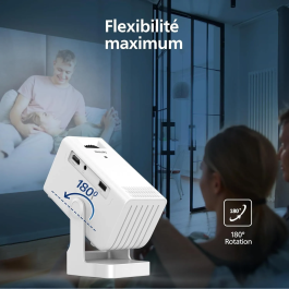 Philips NeoPix 140 - Projecteur Vidéo LED - HD 720p - Wi-Fi - Blanc - Réf. AABOI94993