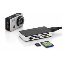 DIGITUS Card Reader USB3.0, extern, schwarz-silber