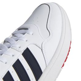 Chaussures de Sport pour Homme Adidas Hoops 3.0 Mid Classic Blanc 5-6 Ans