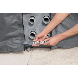 Bestway Cobertor térmico EnergySense pour spa carré 230 x 230 x 71 cm