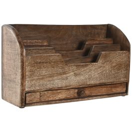 Organisateur Home ESPRIT Marron Bois de manguier 30 x 11 x 17 cm