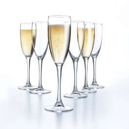 Coupe de champagne Arcoroc Vina Transparent verre 190 ml (6 Unités)