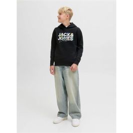 Sweat à capuche enfant Jack & Jones Jjgeplas Noir L