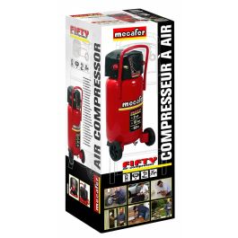 Mecafer Compresseur d'air vertical FIFTY 50L 2HP 10 bar sans huile