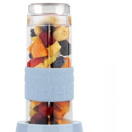 Mini licuadora - SUIZA - MOOV6 - 300 W - 570 ml - 2 botellas - Azul