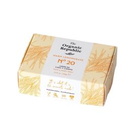The Organic Republic Savon à la Citronnelle 100g - Hydratant, Purifiant, Pour Peaux Grasses et Mixtes