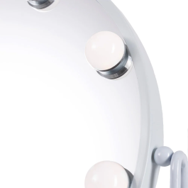 Miroir Éclairé Maquillage LED 4200K 48x43cm Blanc 40.000H SUN-KRS-430-W