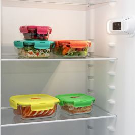 Boîte à lunch hermétique Luminarc Pure Box Holy Bicolore verre 1,22 L (6 Unités)