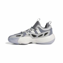 Chaussures de Basket-Ball pour Enfants Adidas Trae Unlimited Blanc Gris