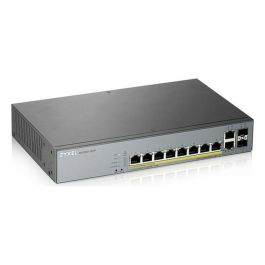 Zyxel GS1350-12HP Switch Géré 10 ports Gigabit PoE L2 24 Gbit/s avec Grille de Montage