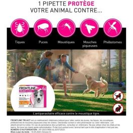 Frontline TRI-ACT pour chien 5-10kg - Lot de 6 pipettes anti-parasitaires