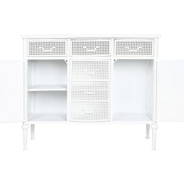 Buffet Home ESPRIT Blanc Métal 101 x 42 x 85 cm