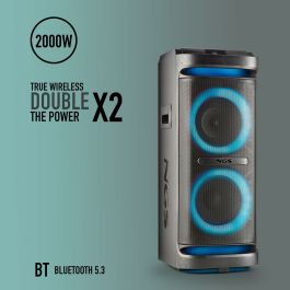 Haut-parleurs bluetooth portables NGS WILDSPACE2 Noir