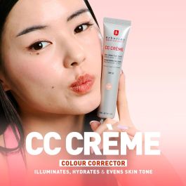 Erborian CC Cream SPF30 Doré 40 ml - Hydratation 24h, Éclat Naturel et Protection Solaire