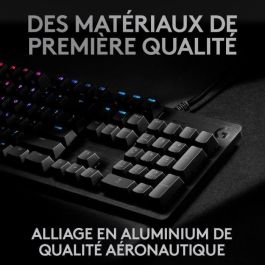 Clavier gamer - Filaire - Logitech G - G512 - GX Brown - AZERTY - Mécanique - Rétroéclairé - Noir