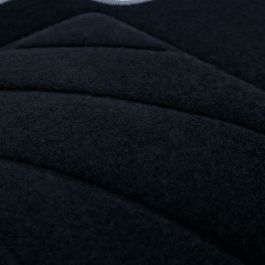 Set de tapis de voitures OCC Motorsport OCCPG0008GD Noir Gris foncé Peugeot 208 Velours 5 Pièces