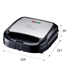 Little Balance Gaufrier Happy Waffles Revêtement antiadhésif sans PFAS 750 W LIT3760240788201