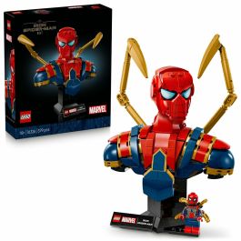 LEGO Marvel 76326 Buste d'Iron Spider-Man - Set de Construction pour Collectionneurs Adultes