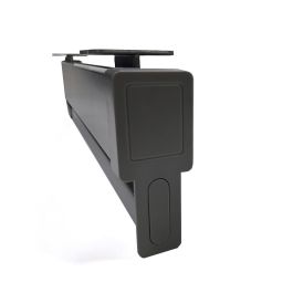 HERRAJES ALK Perchero Frontal Extraíble Optima L458, 458mm, Acabado Grafito, Serie Optima, 9 Perchas