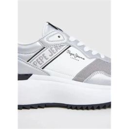 Baskets Casual pour Femme Pepe Jeans Kimi Mesh Gris 35