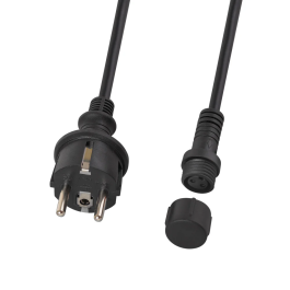 Chaîne 20 douilles E27 10 mètres IP65 sans ampoules [HO-CAD-10M-20xE27]