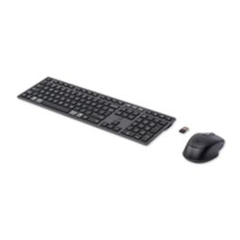 clavier et souris HP 9T5A9AA Noir Anglais QWERTY