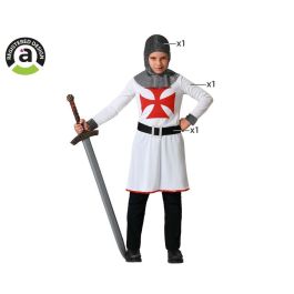Déguisement Chevalier des Croisades Enfant Garçon 7-9 Ans Blanc en Polyester avec Tunique, Ceinture et Chapeau pour Carnaval Anniversaire Precio: 18.432. SKU: B1C8BMN7WW