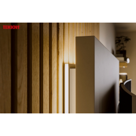 KIMERA HELSE Profil Aluminium Anodisé Argent avec Diffuseur Opal, Bouchons et Clips de Fixation 2,02m