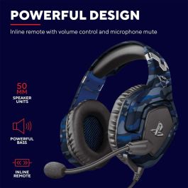 Casque Trust GXT 488 Forze PS4 Bleu