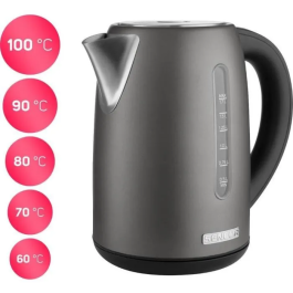 Sencor SWK 7708BK Bouilloire électrique 1.7L, 2150 W, 5 Températures Réglables 60-100°C, Maintien au Chaud 2H, Anti-Gouttes, Filtre Anti-Calcaire