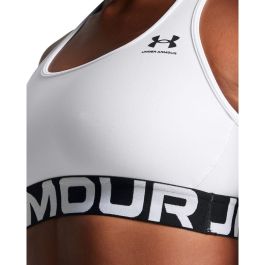 Soutien-gorge de Sport Under Armour Hg Mid Branded Blanc XL