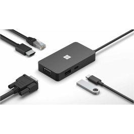 Hub USB Microsoft 161-00003 Noir