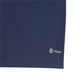 Maillot de Football à Manches Courtes pour Enfants Adidas HK7639 Bleu (7-8 Ans)