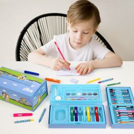 Ensemble de Papeterie Bluey Bleu 52 Pièces