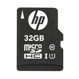 HP mi210 Carte MicroSDHC 32 Go Classe 10 U1 avec adaptateur SD, Noir, 20 Mo/s Lecture, 15 Mo/s Écriture