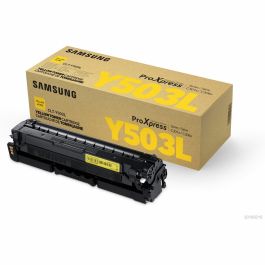 Samsung CLT-Y503L Toner Jaune Haute Capacité Authentique pour ProXpress C3010ND/DW, C3060ND/FR/FW - 5000 Pages